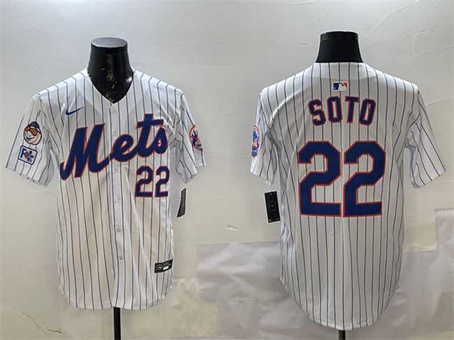 Men's New York Mets #22 Juan Soto White 2025 Spring Training Home Limited Stitched Jersey,We sell and wholesale Men's New York Mets #22 Juan Soto White 2025 Spring Training Home Limited Stitched Jersey on line form chian!